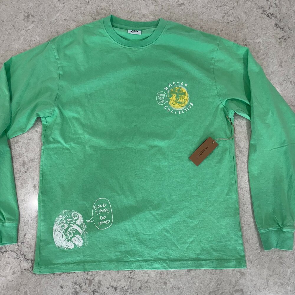 NWT Wasted Collective Long Sleeved T-Shirt Size S